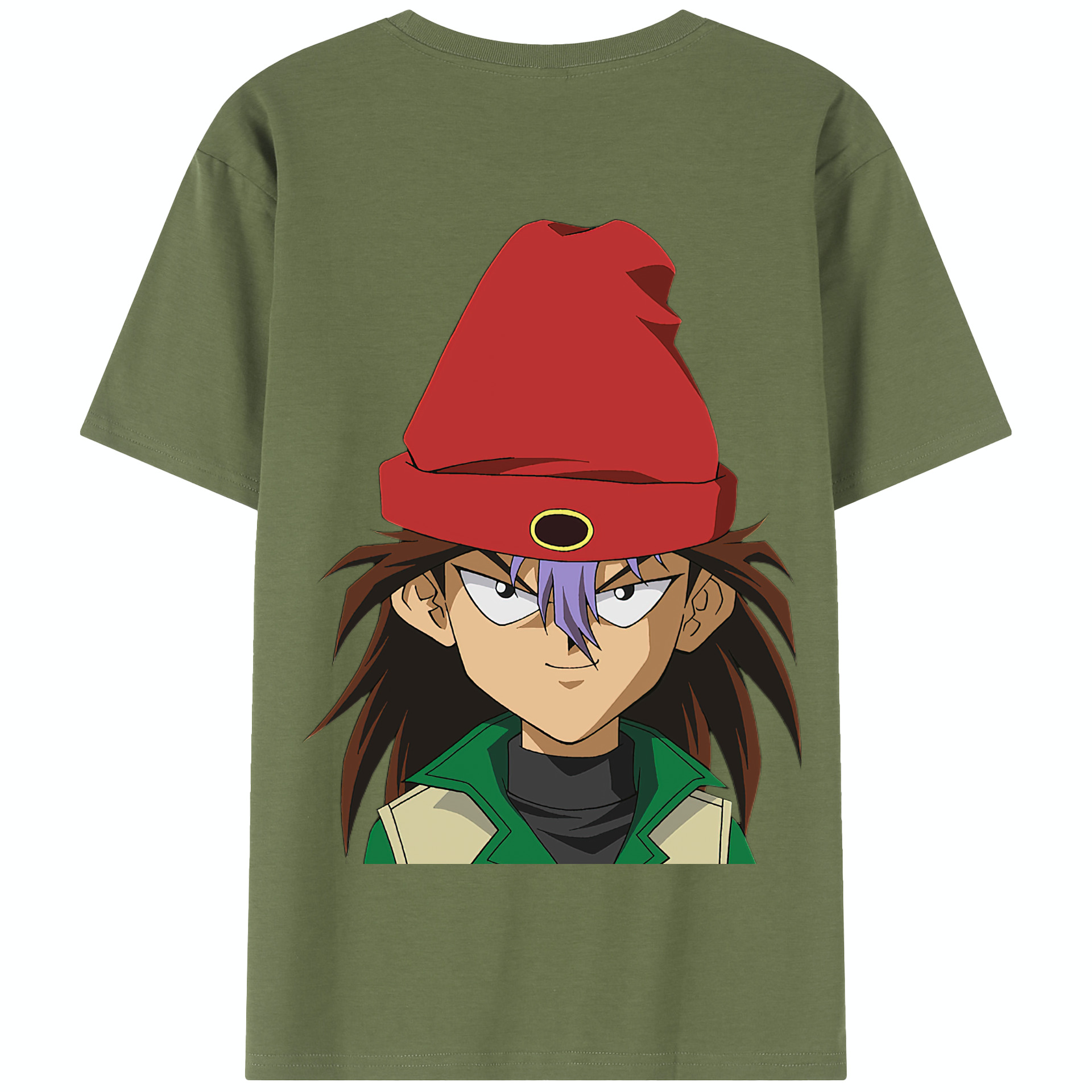 （画像用） 遊☆戯☆王 Yu-Gi-Oh! 綿100％半袖Tシャツ（背面プリント）